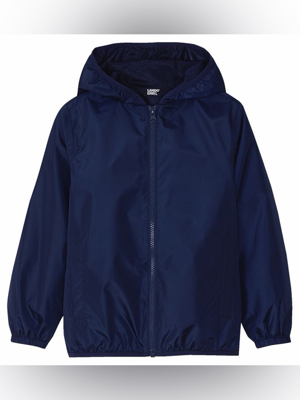 Land’s End Navy Hooded Rain Jacket